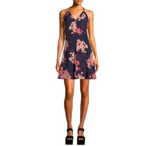 Rebecca Taylor Blue Floral Slip Dress